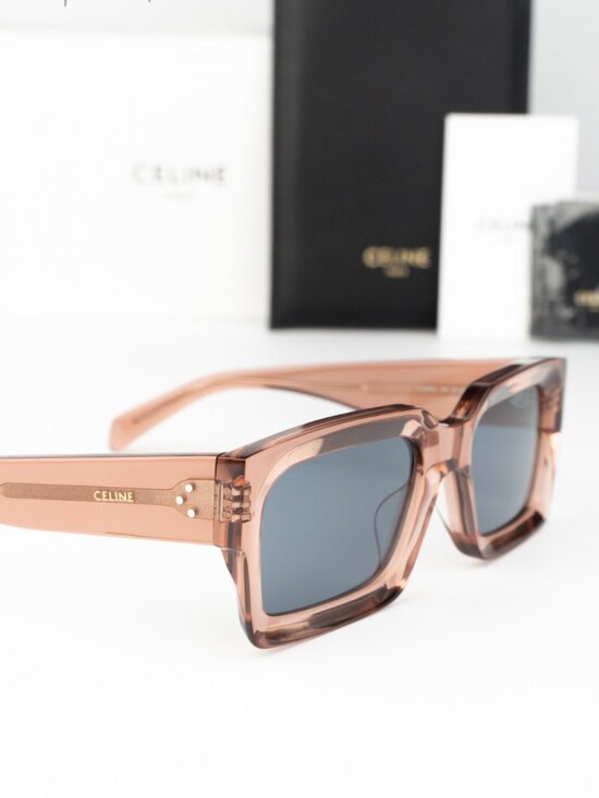 Celine Women Sunglasses Pink Blue Rectangle CL40280U 74V NEW AUTHENTIC main image 7